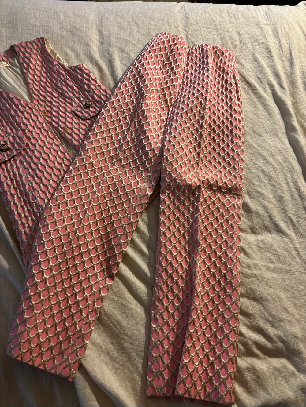 Saks Fifth Avenue vintage 2pcs pants suit - Picture 7 of 13
